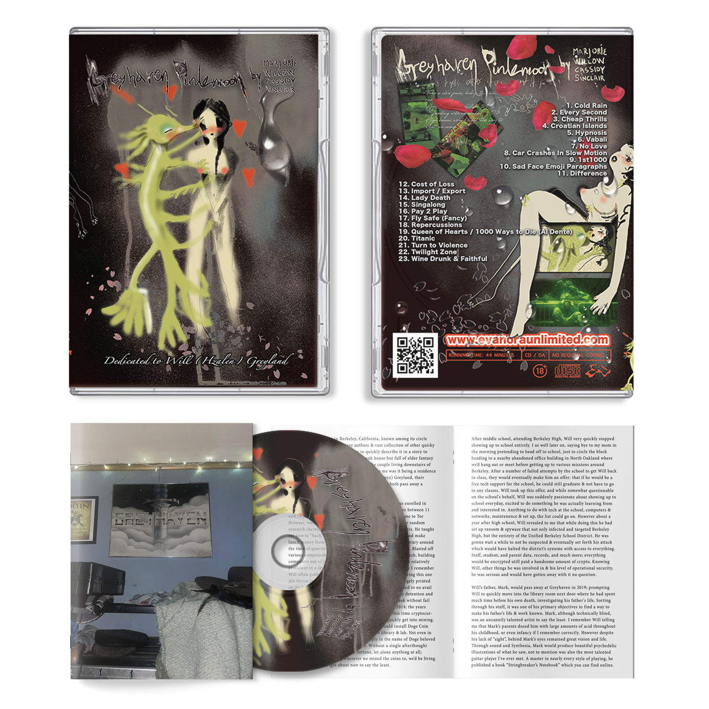 Greyhaven Pinkmoon - CD in DVD Case with 12-Page Booklet (PRE-ORDER)