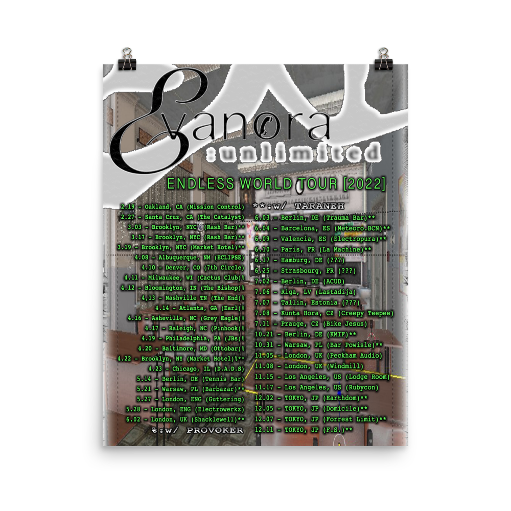 2022 World Tour Poster
