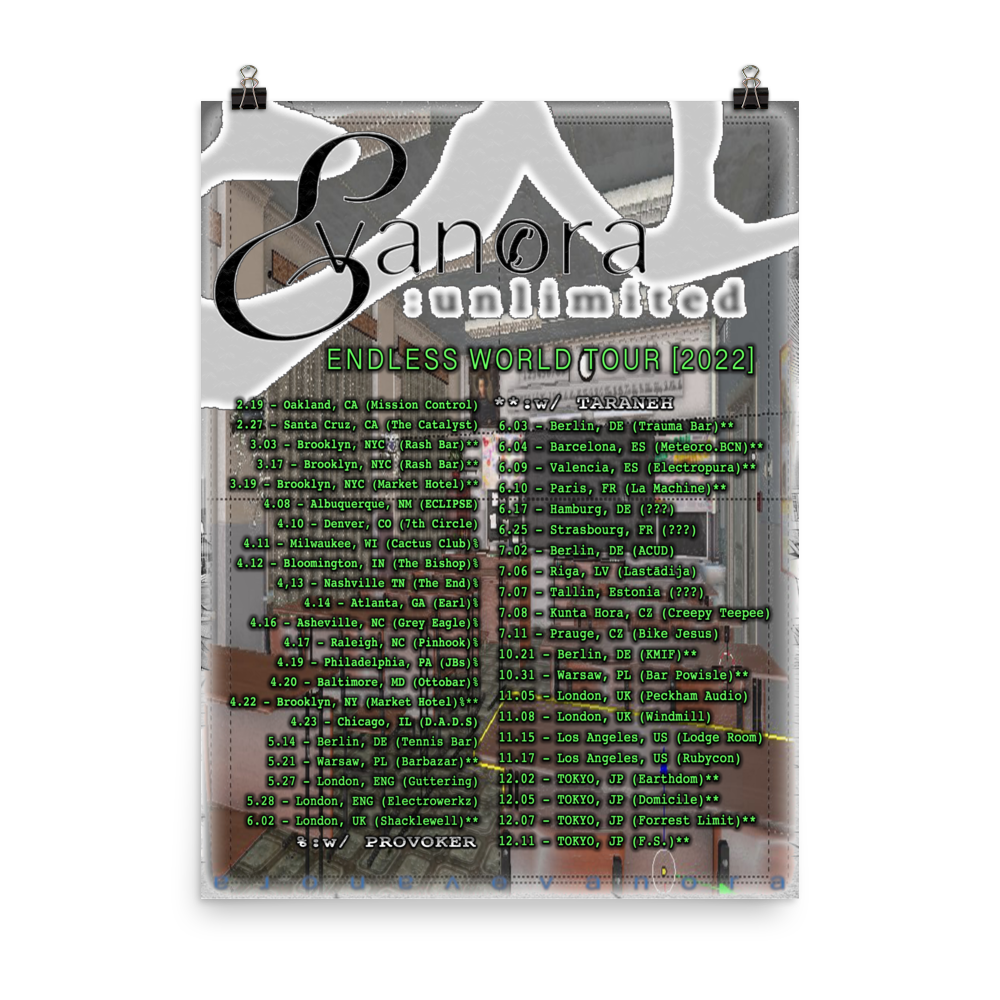2022 World Tour Poster