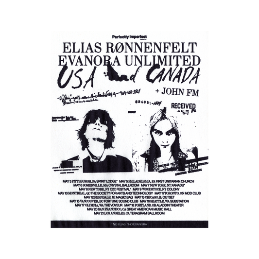 May 2026 Tour Poster - Elias Rønnenfelt & Evanora:Unlimited